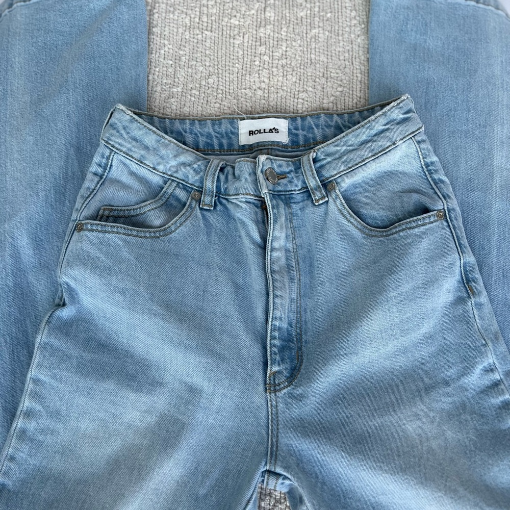Rollas high rise east coast flare jeans